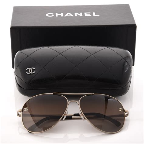 CHANEL Aviator CC Sunglasses 4189